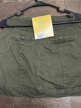 Dusty trails Olive Green Mini Skirt